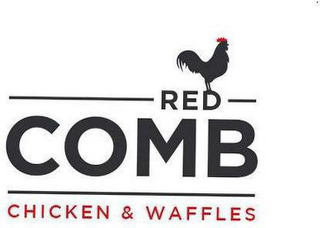 RED COMB CHICKEN & WAFFLES logo