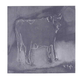 RED COW DEZIGN ORIGINAL ART BY VERA FYFE logo