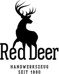 RED DEER HANDWERKSZEUG SEIT 1880 logo