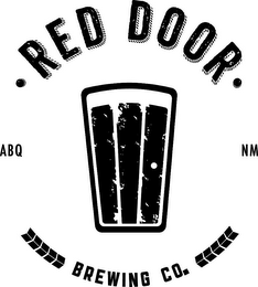 · RED DOOR · BREWING CO. ABQ NM logo