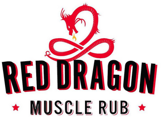 RED DRAGON MUSCLE RUB logo