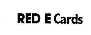 RED E CARDS logo