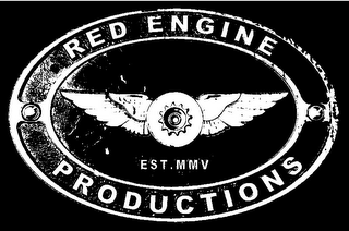 RED ENGINE PRODUCTIONS EST.MMV logo