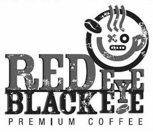 RED EYE BLACK EYE PREMIUM COFFEE logo