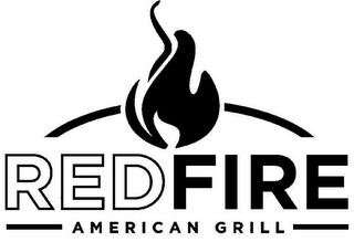 RED FIRE AMERICAN GRILL logo