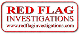 RED FLAG INVESTIGATIONS WWW.REDFLAGINVESTIGATIONS.COM logo