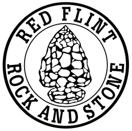 RED FLINT ROCK AND STONE logo