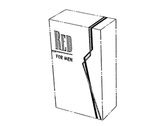 RED FOR MEN logo