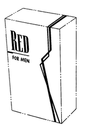 RED FOR MEN logo