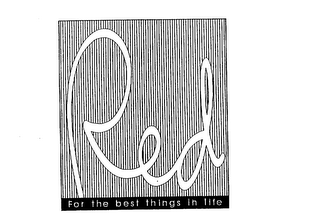 RED FOR THE BEST THINGS IN LIFE logo