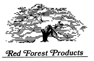 RED FOREST PRODUCTS logo