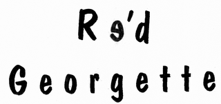 RE'D GEORGETTE logo