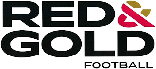 RED & GOLD FOOTBALL logo