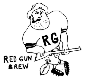 RED GUN BREW RG logo