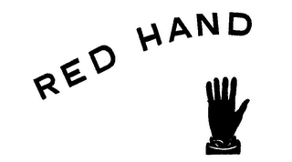 RED HAND logo