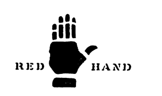 RED HAND logo