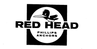 RED HEAD PHILLIPS ANCHORS logo