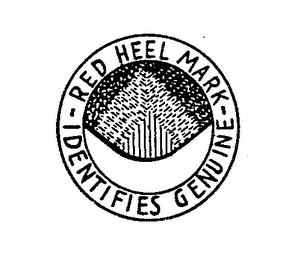 -RED HEEL MARK-IDENTIFIES GENUINE