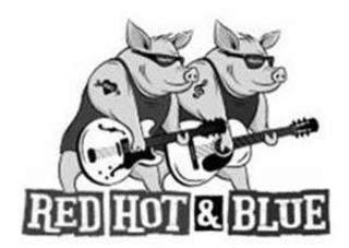 RED HOT & BLUE logo