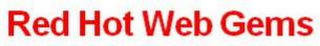 RED HOT WEB GEMS logo