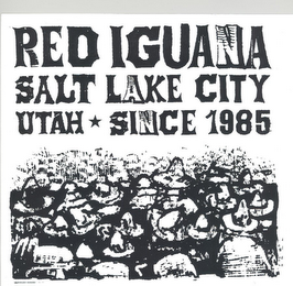 RED IGUANA SALT LAKE CITY UTAH SINCE 1985 logo