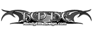 RED INC. RANDYELLISDESIGN.COM logo