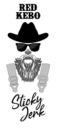 RED KEBO STICKY JERK logo