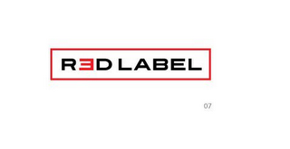 RED LABEL 07 logo