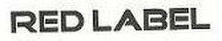 RED LABEL logo