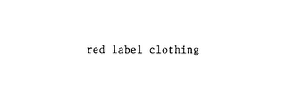 RED LABEL CLOTHING logo