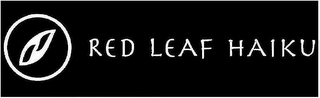 RED LEAF HAIKU logo