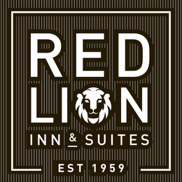 RED LION INN & SUITES EST 1959 logo
