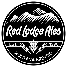RED LODGE ALES EST. 1998 MONTANA BREWED logo