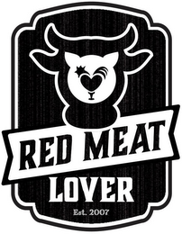 RED MEAT LOVER EST. 2007 logo