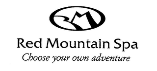 RED MOUNTAIN SPA CHOOSE YOUR OWN ADVENTURE logo