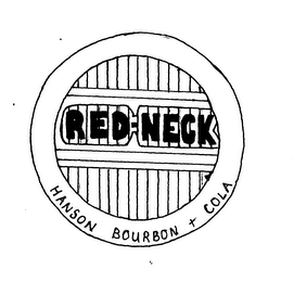 RED NECK HANSON BOURBON + COLA logo
