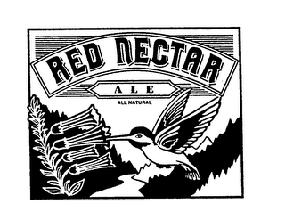 RED NECTAR ALE ALL NATURAL logo