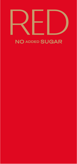 RED NO ADDED SUGAR logo