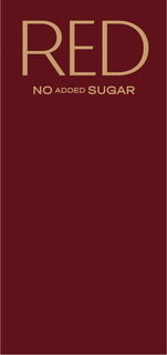 RED NO ADDED SUGAR logo