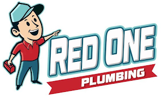 RED ONE PLUMBING logo