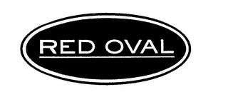 RED OVAL logo