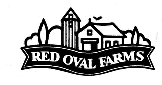 RED OVAL FARMS logo