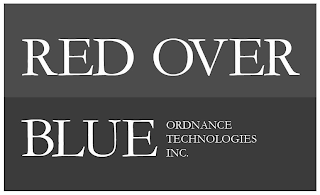 RED OVER BLUE ORDNANCE TECHNOLOGIES INC. logo