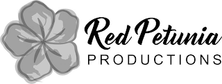 RED PETUNIA PRODUCTIONS logo