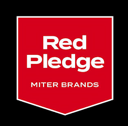 RED PLEDGE MITER BRANDS logo