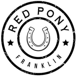 RED PONY FRANKLIN logo
