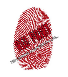 RED PRINT THE ORIGINAL BLUEPRINT FOR LIFE... logo