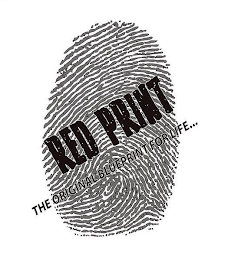 RED PRINT THE ORIGINAL BLUEPRINT FOR LIFE... logo