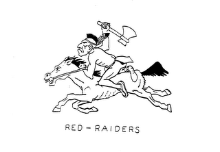 RED - RAIDERS logo