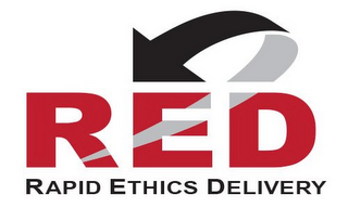 RED RAPID ETHICS DELIVERY logo